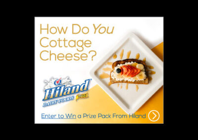 Hiland Cottage Cheese Display Ad